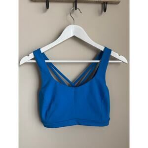 Lululemon Wild Bluebell Free to Be Serene Sports Bra sz 8